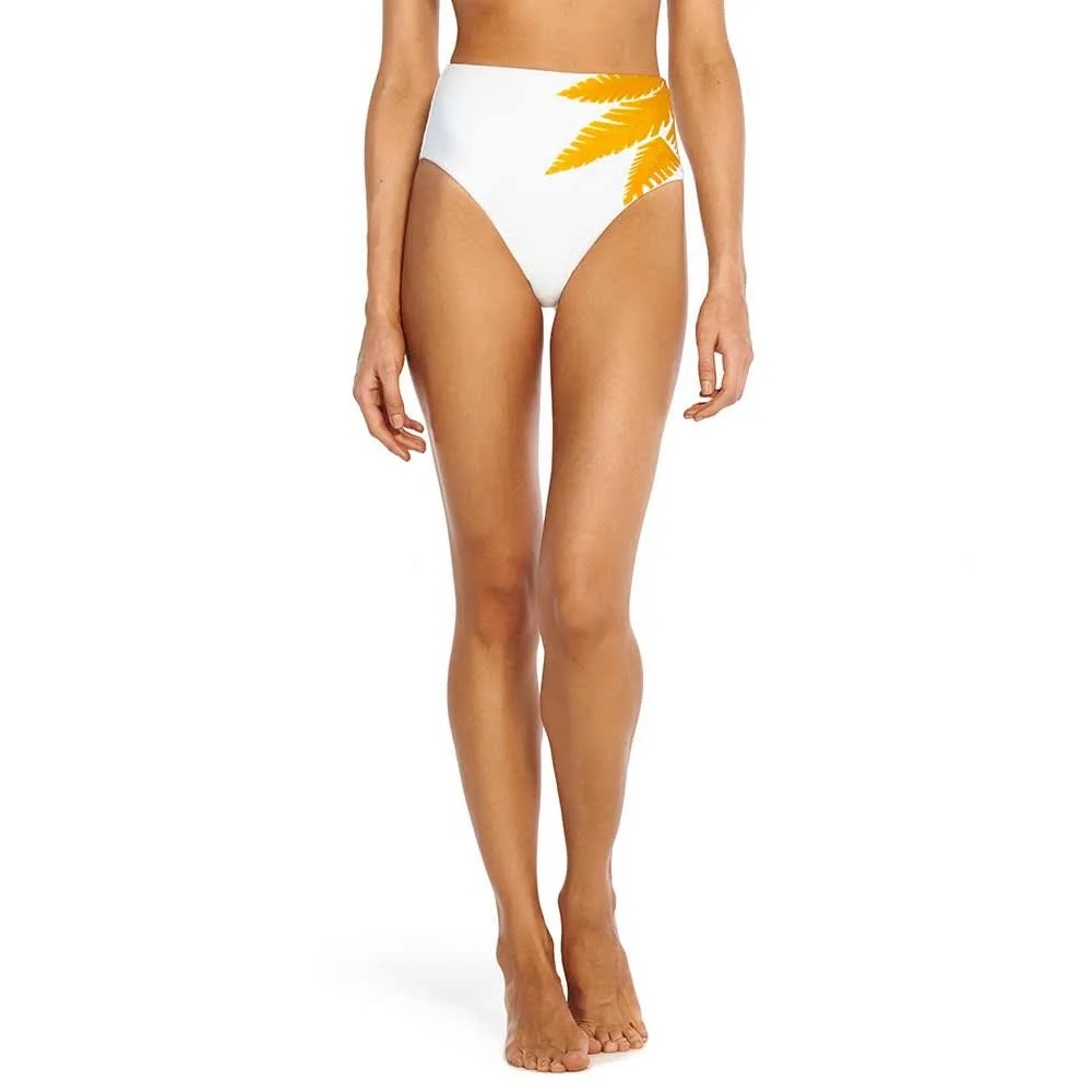 NWT ViX Paula Hermanny Tamarindo Bela Hot Pant High-Waisted Bikini Bottom Medium